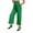 Green, variant on Kvture Women's Capri Pants Drawstring Casual Palazzo Trousers with Pockets Loose High Waisted Wide Leg Lounge Pants Mint Green XXL