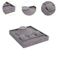 thumbnail image 6 of Milageto Jewelry Organizer Storage Tray Necklace Earrings Rings Bracelet for Home Use Gray, 6 of 8