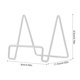 thumbnail image 4 of Estante de hierro para manualidades, práctico soporte multiusos de estilo Simple para libros, soporte de exhibición, estante exquisito para Almacenamiento y organización del hogar Blanco Pequeña Toystoory HA011640-04, 4 of 6