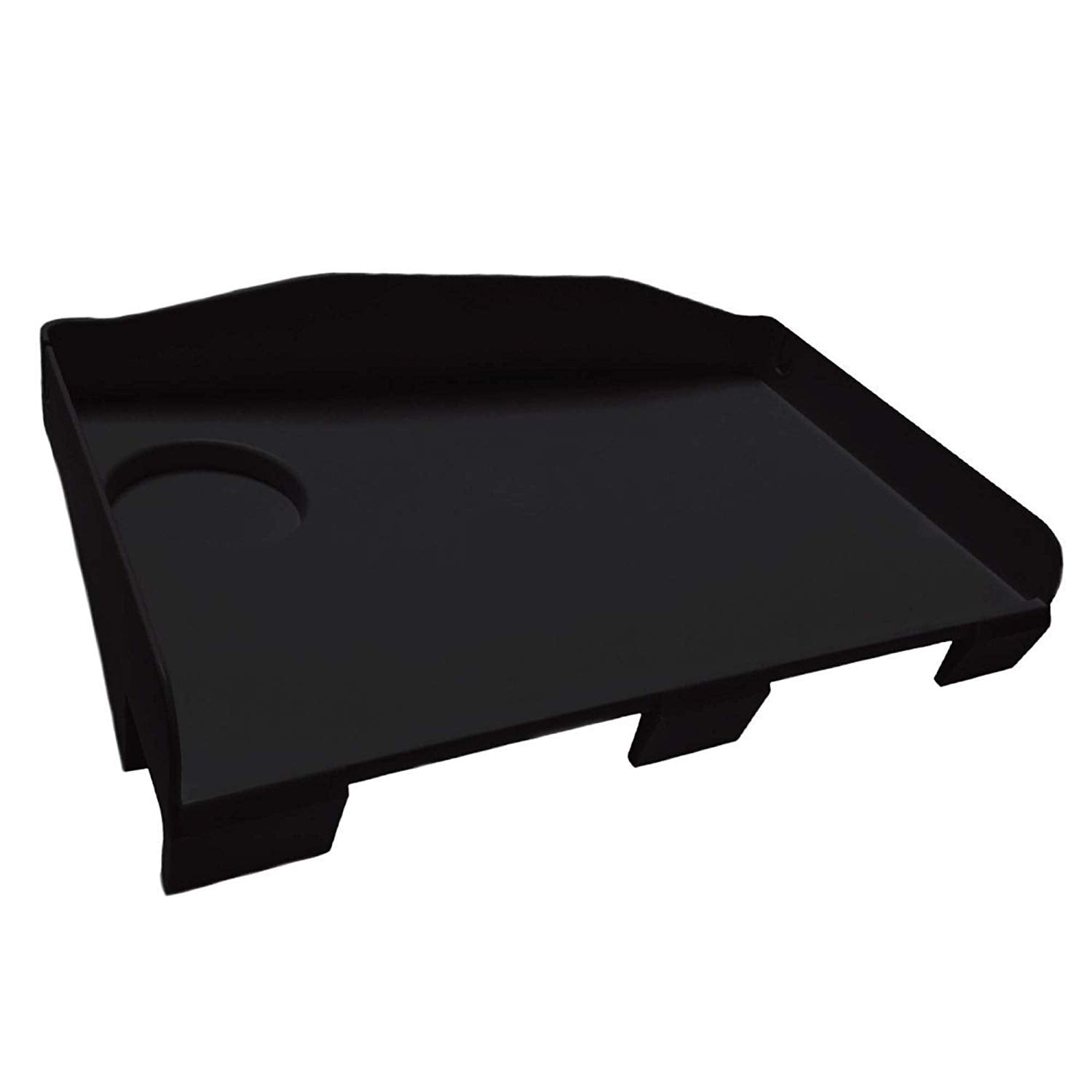 Bedside Organizer Tray With Cup Holder - Clip On Bed Table For Dorms, Bunk Beds & Small Spaces