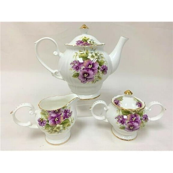 Pansy Teapot Set