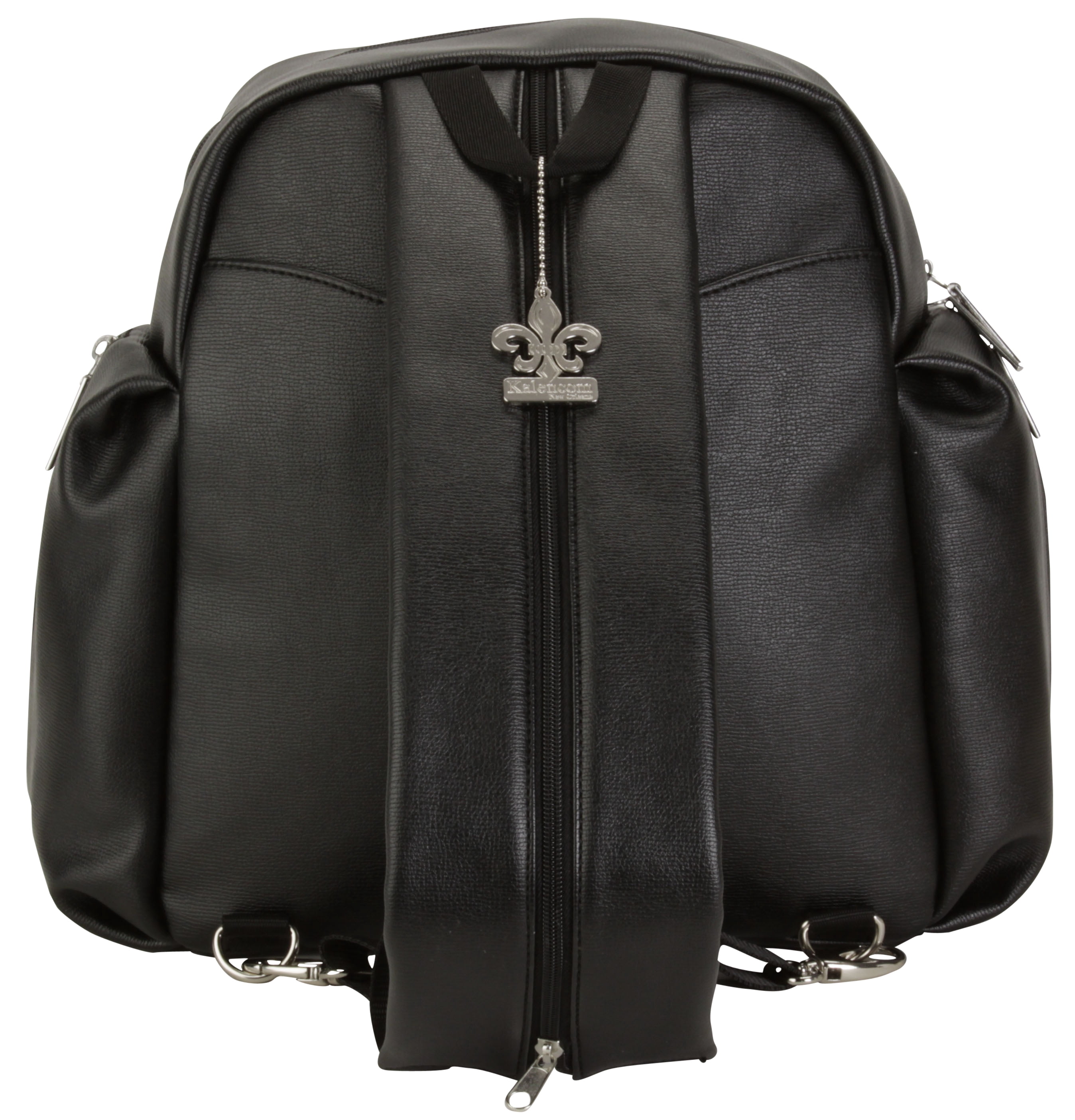 Kalencom Chicago Backpack / Urban Sling Diaper Bag in Black Vegan