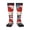 2 Black-1, variant on Women's Knee High Socks America Canada Flag Thermal Soft Knee Long Socks