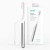 quip Electric Toothbrush, Built-In Timer + Travel Case, Silver Metal