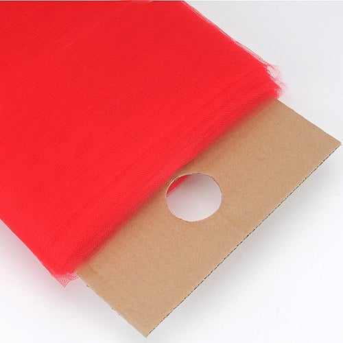 Unique tulle fabric at walmart Red Polyester Tulle Fabric Bolt 54 Inch 40 Yards Nylon Walmart Com