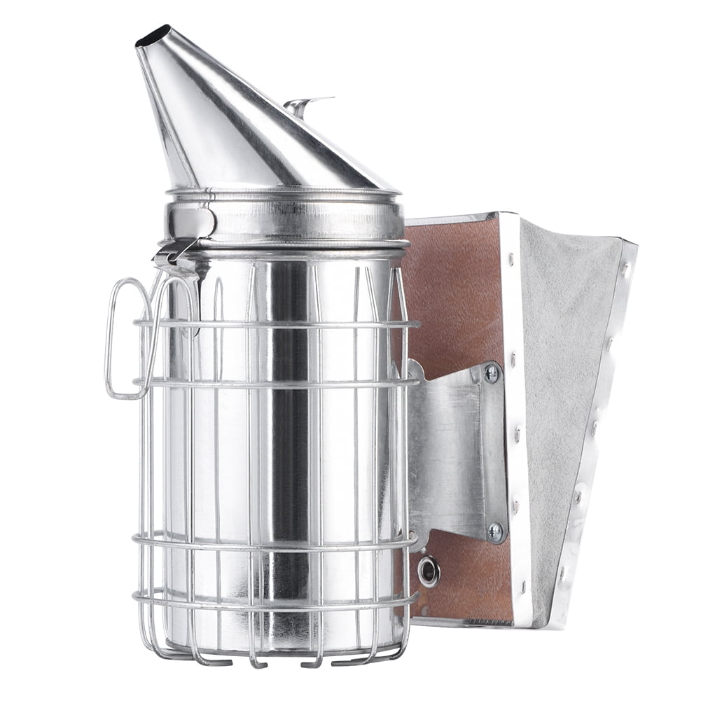 Honey Keeper Bee Hive Smoker with Heat Shield Beekeeping Equipment Stainless Steel for sale online 