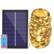 thumbnail image 1 of Guirnaldas de luces solares, 5M 50 LED para exteriores, impermeables, para jardín, patio, hogar, árbol de Navidad, decoración de fiestas (blanco cálido) [Clase de eficiencia energética A+++] Control remoto ACTIVE Biensenido a ACTIVE, 1 of 4
