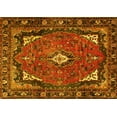 thumbnail image 1 of Ahgly Company Machine Washable Indoor Rectangle Persian Yellow Traditional Area Rugs, 3' x 5', 1 of 4
