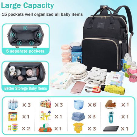 cfpolar Money Sign Diaper Bag Backpack Dollar Sign Maternity Newborn Baby  Changing Bags Large Baby Bags for Moms Dads, Waterproof Travel Back Pack