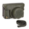 thumbnail image 1 of Estuche para cámara portátil Bolso de transporte para cámara de cuero sintético con correa para el hombro, 1 of 7