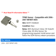 thumbnail image 2 of TPMS Sensor - Compatible with 2006 - 2007 INFINITI M35, 2 of 2