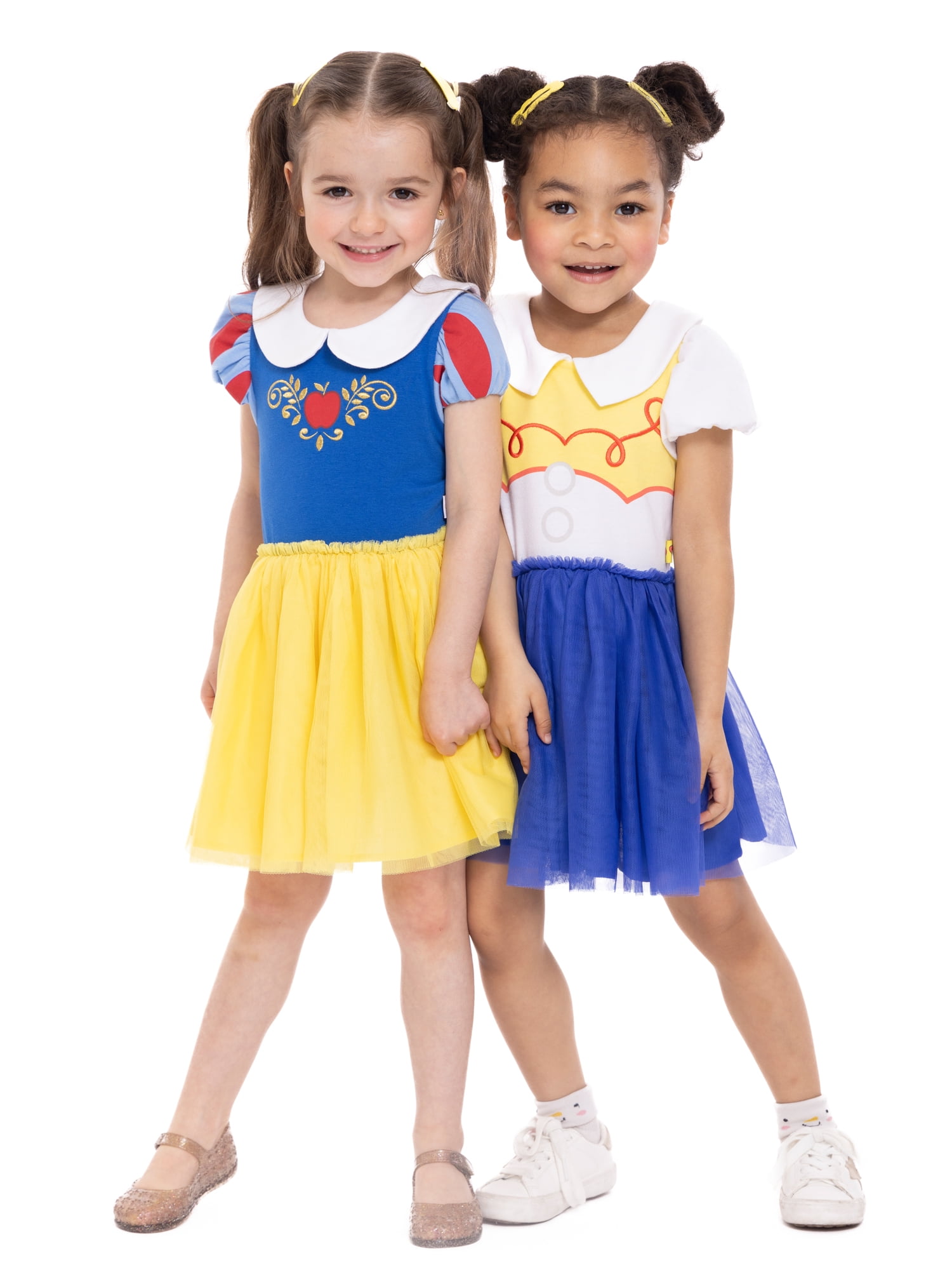 Toy Story Toddler Girls Jessie Puff Sleeve Cosplay Tutu Dress, Sizes 12 Months-5T