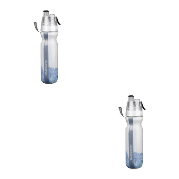 Botella de agua Sonducket 500ML Spray para bicicleta ciclismo deportes al aire libre escalada Negro 2Conjunto