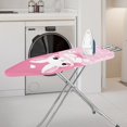 thumbnail image 2 of HELLHERO 15x54 Inch Ironing Board Cover Elastic Edge Polyester Fiber Fabric Table Top, Heart Rabbit, 2 of 5