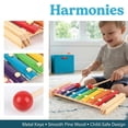 thumbnail image 2 of Lttoisl Wooden 8-Key Xylophone Musical Instrument Toy with Mallets, Kids Preschool Educational Percussion Toy for Rhythm Learning, Early Development Gift for Boys & Girls Ages 3+, 9.25 Inch, 2 of 8