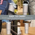 thumbnail image 7 of Modern 30oz Handheld Travel Tumbler with Handle – Double Wall Stainless Steel Insulated Cup, Flip Straw Lid, Leak-Proof & BPA-Free for Hot and Cold Drinks – Durable Coffee & Juice Mug White, 7 of 7