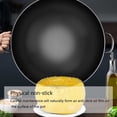 thumbnail image 5 of Iron Wok, Chinese Wok with Double Ear Handle, Traditional Old-Fashioned Iron Pan, Diverse Culinary Styles, Cookware, 5 of 6