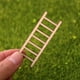 thumbnail image 3 of 15 piezas Mini escalera de madera modelo adornos escalera Microlandschaft modelo decoración creativa DIY mesa de arena decoración de paisajismo para tienda de casa, 3 of 6