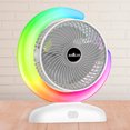 thumbnail image 3 of Ventilador de mesa recargable por USB teledirigido con ventilador de mesa portátil ligero colorido, 3 of 9