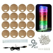 iCubeSmart 16 LED Audio Spectrum DIY Electronic Kit (PP16LED-ROUND)