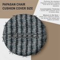 thumbnail image 3 of Replacement Papasan Cushion Cover 55 Inch - Waterproof, Tear-Resistant & Stylish - Fits Large Papasan Chair - Tie Dye Pattern, 3 of 7