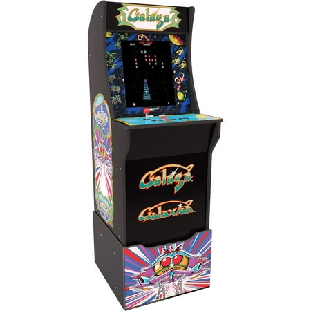 Galaga Arcade Machine with Riser, Arcade1UP (Best Multiplayer Arcade Games Mame)
