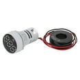 thumbnail image 2 of Digital Current Meter Crystal Panel Ammeter Round Signal Indicator AC 220V AD16‑22DSAWhite, 2 of 14