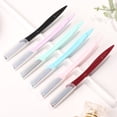 thumbnail image 5 of Navaja de afeitar para cejas, navaja para cejas para mujer, herramientas de maquillaje y belleza, tamaño compacto, diseño apto para mujeres, 5 of 5