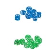 thumbnail image 1 of 20 piezas D6 Acrílico de seis para juguetes de de D&D, 1 of 9