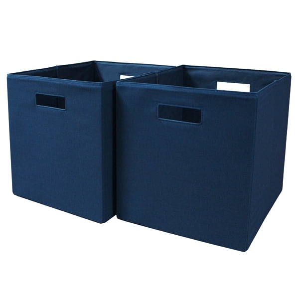 Better Homes and Gardens Fabric Cube Storage Bins (12.75" x 12.75