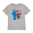 thumbnail image 1 of Spider-Man T-Shirt d'Anniversaire 1 An Mignon Spidey pour Garçons/filles, 1 of 4