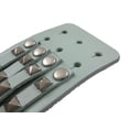 thumbnail image 5 of Bracelet Pyramide à 4 Rangs en Cuir Gris, 5 of 5