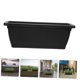 thumbnail image 5 of COMPUKAS 2Ud Jardineras Rectangulares De Plástico Negro Para Balcones Y Exteriores Con Ventilación, 5 of 7