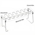 thumbnail image 3 of Chicken Leg Rack for Grill - 14 Slots Stainless Steel Chicken Drumstick Holder & Wing Rack for Smoker BBQ Oven Grilling, 3 of 7