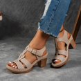 thumbnail image 4 of Mepaouo Orthopedic Wide Sandals for Women 2025 Strappy Arch Support Flat Wedge Walking Slip on Shoes, 4 of 8