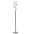 thumbnail image 1 of Dainolite 306F-SC Satin Chrome Floor Lamp, 1 of 3