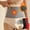 A-3PC Black+Beige+Red, variant on Women's High Waisted Seamless Shapewear Underwear, Tummy Control Butt Lifting Panties, Body Shaper Slimming Shorts