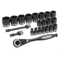 Grey Pneumatic 1/2" Drive 22 Piece Fractional Duo-Socket Set - 6 Point