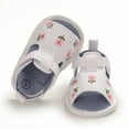thumbnail image 6 of Zanarzt Sandals Baby Girls Boys Sandals Soft Anti Slip Rubber Sole Summer Outdoor Shoes Toddler First Walkers White,5, 6 of 6