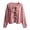 Pink, variant on KICILVS Bow Tie Front Cardigan Women Long Sleeve Soft Knit Cropped Fit Sweater Elastic Cuffs Winter Bolero Top