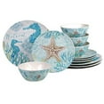 thumbnail image 2 of Certified International Beachcomber 12 piece Melamne Dinnerware Set, Service for 4, 2 of 4