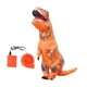 thumbnail image 2 of Disfraz inflable de dinosaurio para juegos de rol, disfraz, cosplay, creativo, soplado de aire Adultos naranja, 2 of 9