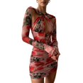 thumbnail image 1 of SAYOO Vestido de manga larga casual femenino SAYOO moda, 1 of 9