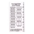 thumbnail image 1 of Quick Gauge Ruler Gauge Ruler for Knitting and Crochet No Counting Needed Easy to Measure Gauges Without Counting Measuring Tool with Grid Measurement for Sewing Measuring Tooldigital Ruler Tape Meas, 1 of 9