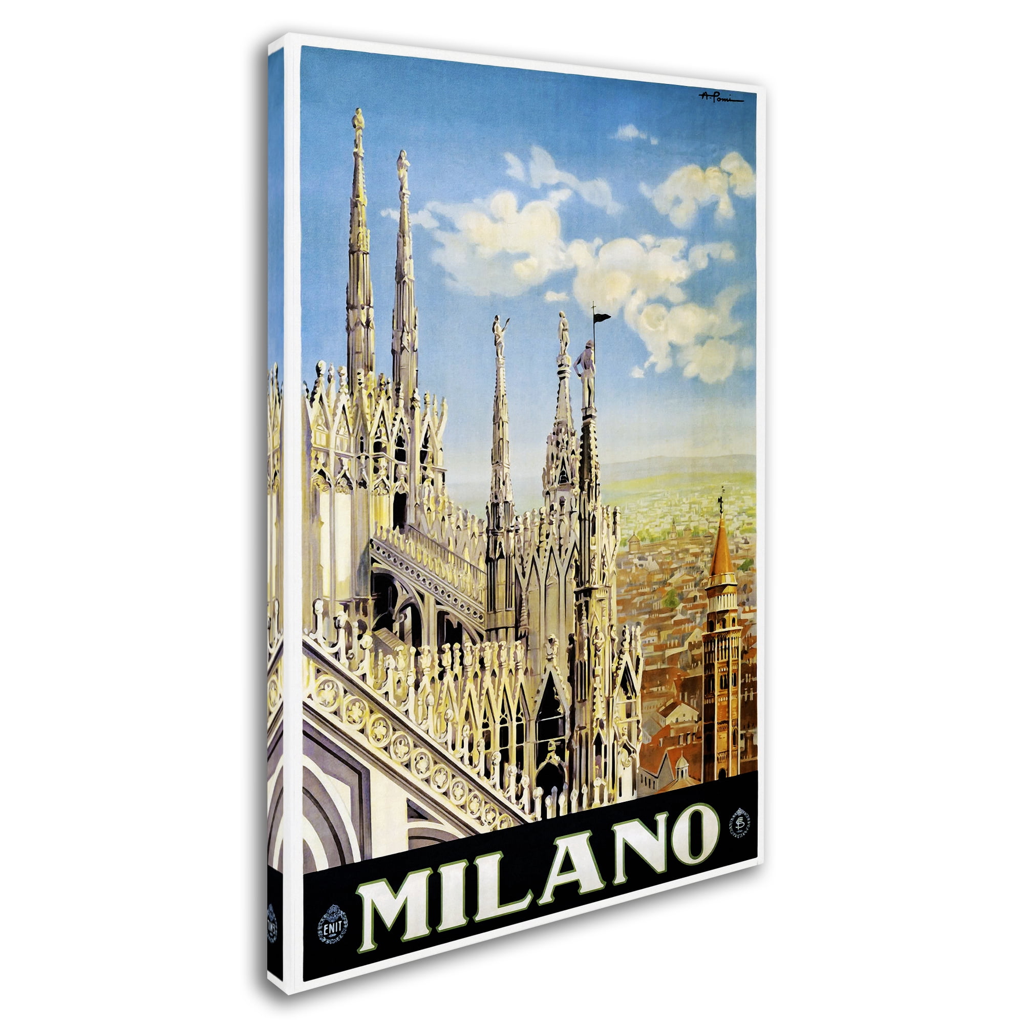 Trademark Fine Art 'Travel 16 III' Canvas Art by Vintage Lavoie
