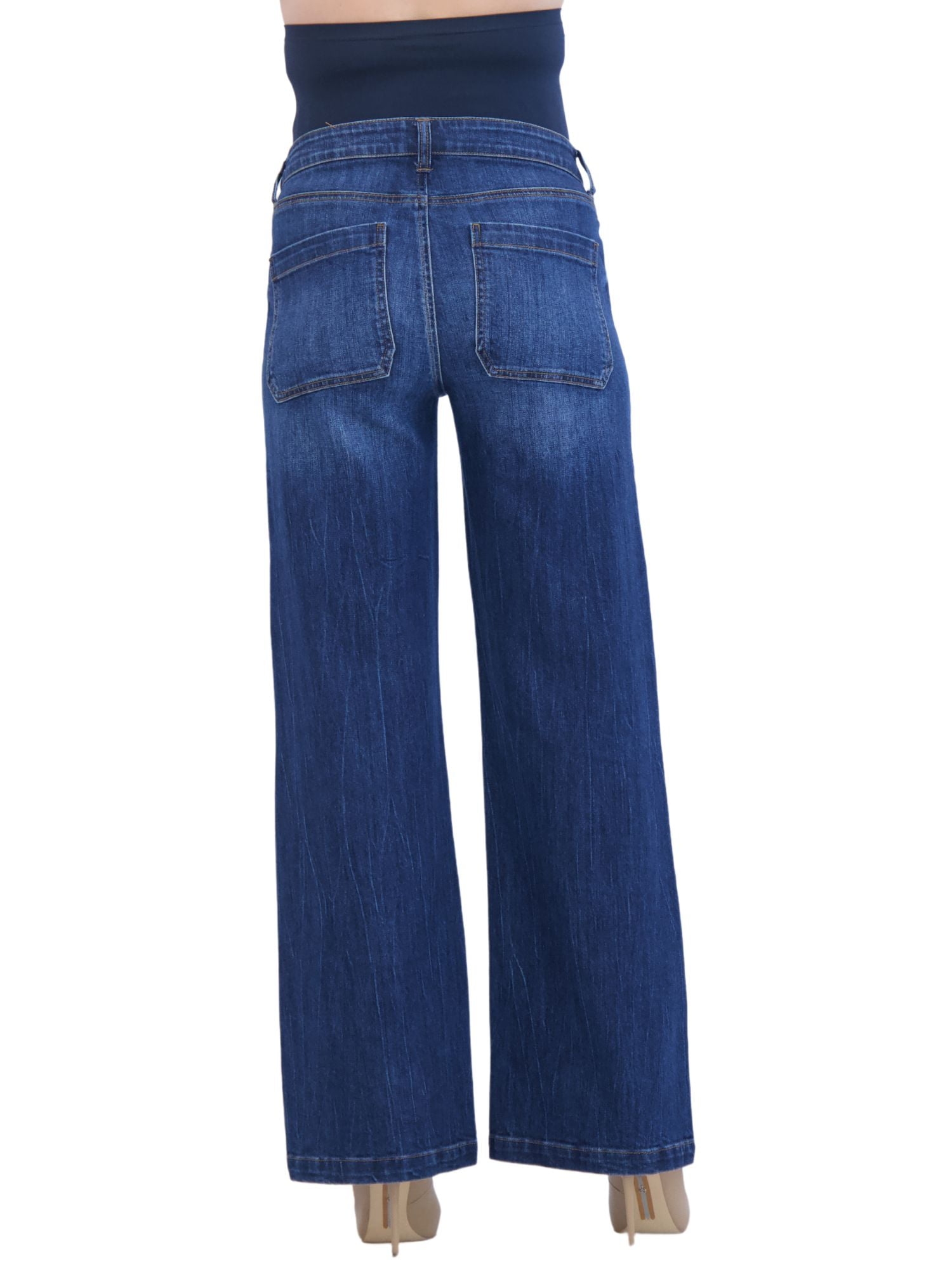 Time and Tru Maternity Baggy Wide Leg Jean, Sizes S-XXL