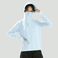 thumbnail image 6 of YueHuiYing Women's UPF 50+ Sun Protection Hoodie Jacket Lightweight Full Zip Athletic Jacket Long Sleeve Shirt with Pockets, 6 of 6