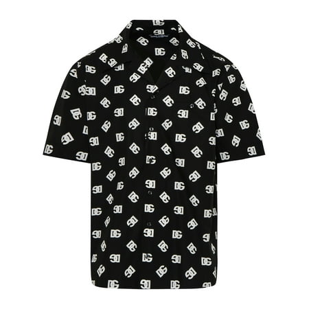 

DOLCE & GABBANA CAMICIA IN COTONE NERA