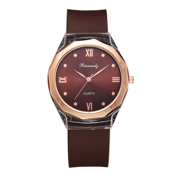 Rinnandy elegante moda minimalista con correa Dial reloj de cuarzo para mujer reloj de regalo Wmkox8yii gfajkfgbkjabf1762
