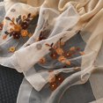 thumbnail image 5 of Bufanda de seda para mujer, chales y abrigos ligeros para bodas, moda Pashmina, bufandas bordadas, 5 of 5
